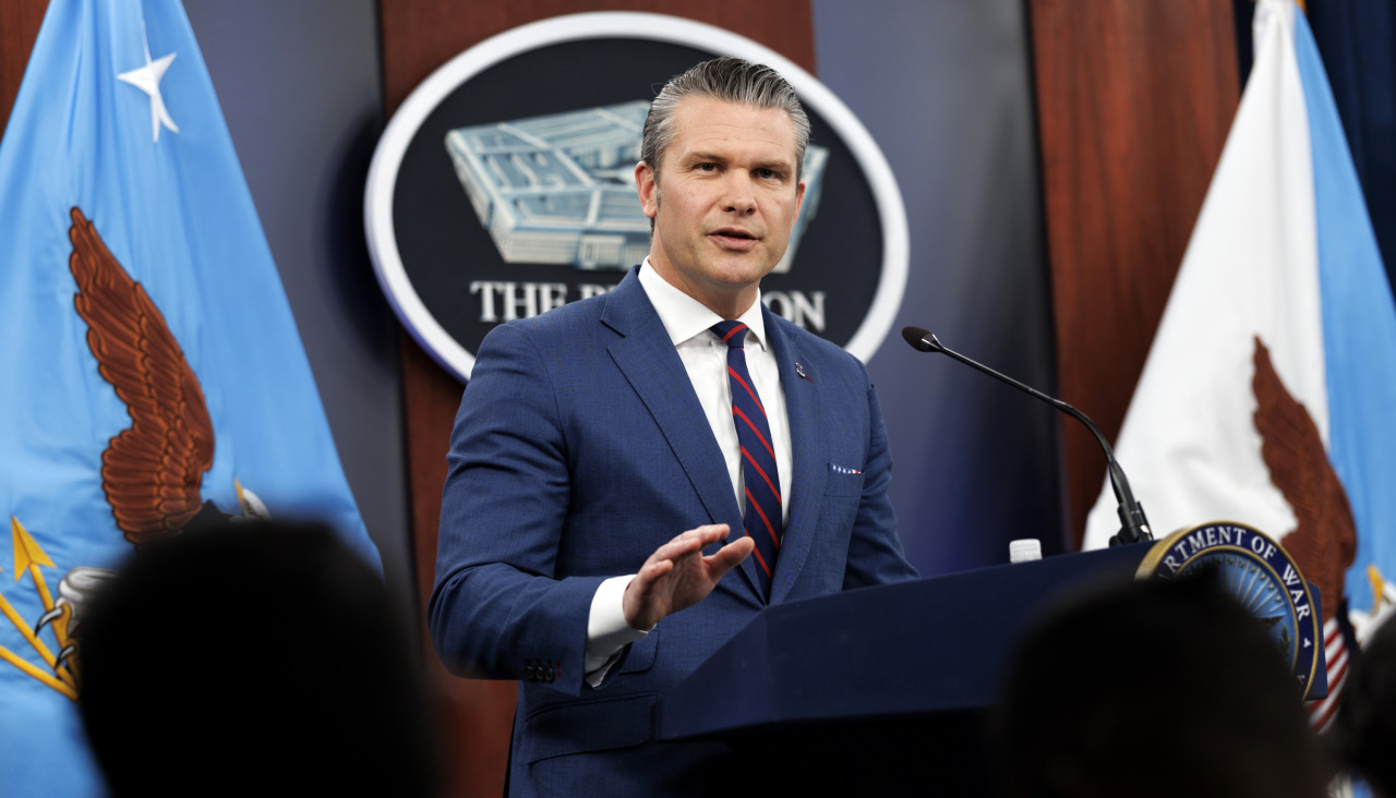 secretario de Guerra de EE.UU., Pete Hegseth