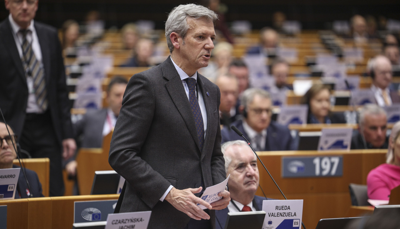 Rueda, durante a súa intervención de este mércores na sesión plenaria do Comité das Rexións en Bruxelas