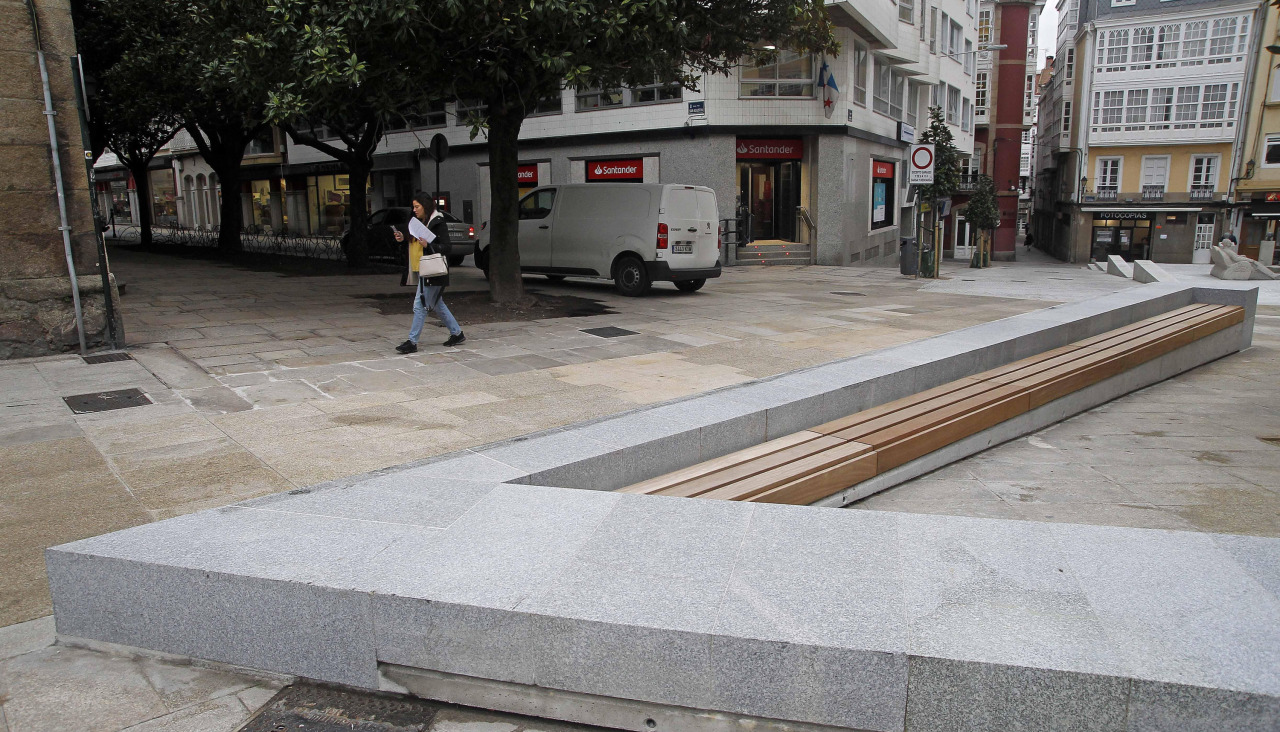 Asientos en ángulo en san Agustín