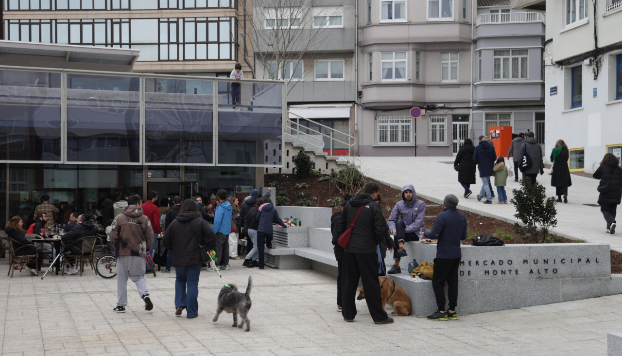 Plaza de Monte Alto, con su nuevo diseño