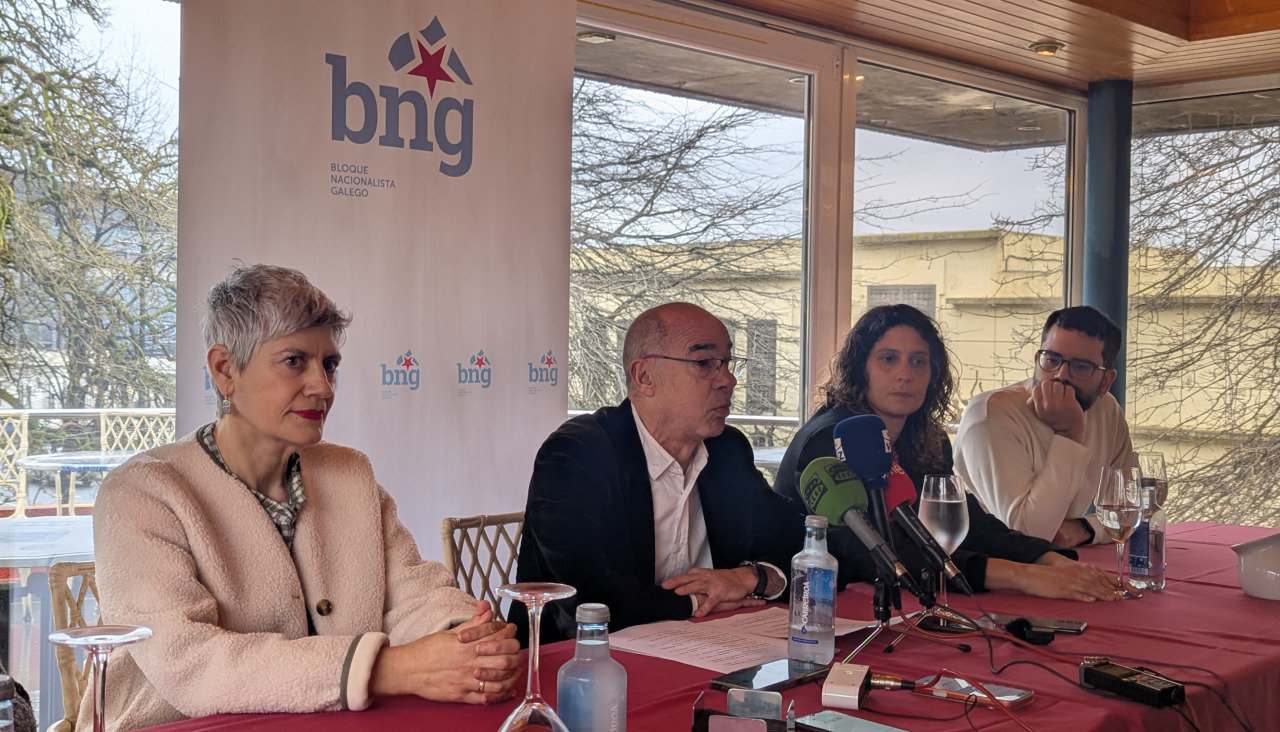 Mercedes Queixas, Francisco Jorquera, Avia Veira y David Soto