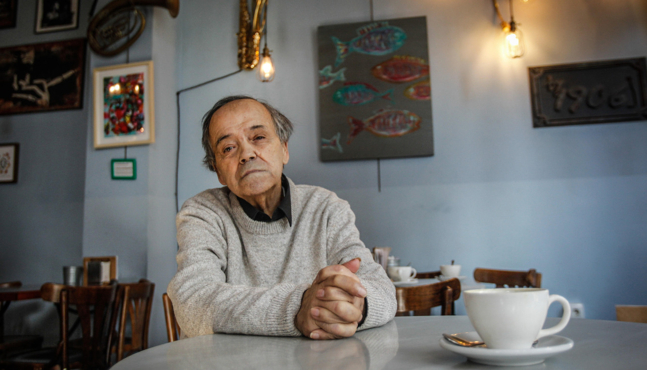 Cañita Brava, en una cafetería de A Coruña en los días previos al estrenoEntrevista con Cañita Brava