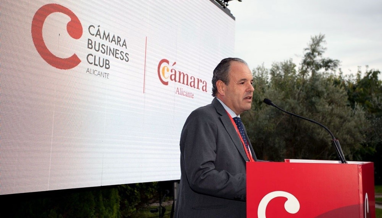 Carlos Baño, presidente de la Cámara de Comercio de Alicante