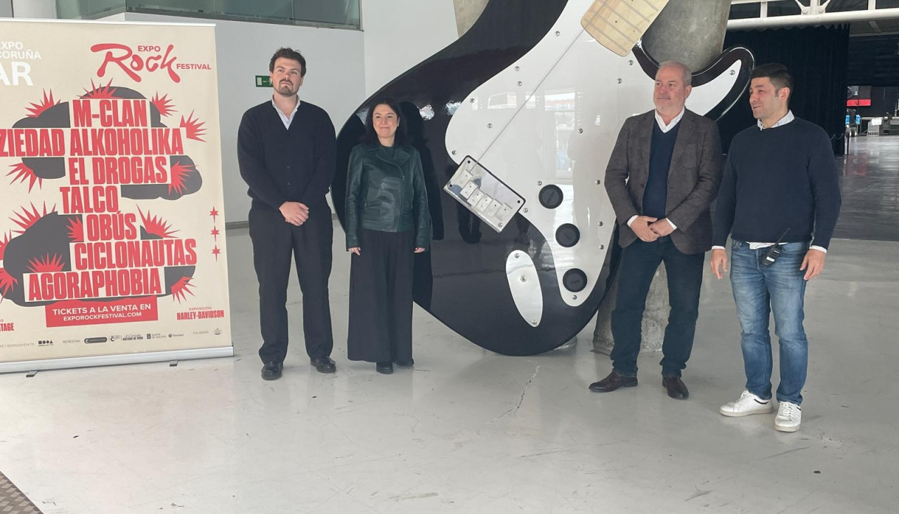 Presentación del festival ExpoRock, en ExpoCoruña