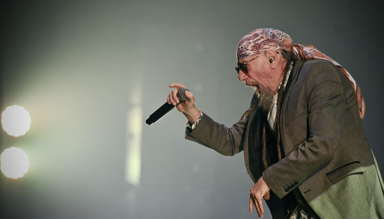 El Drogas, durante su actuación en ExpoRock