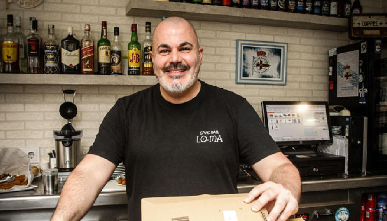 quintana. Pablo, propietario del bar LO-MA en la calle Vizcaya