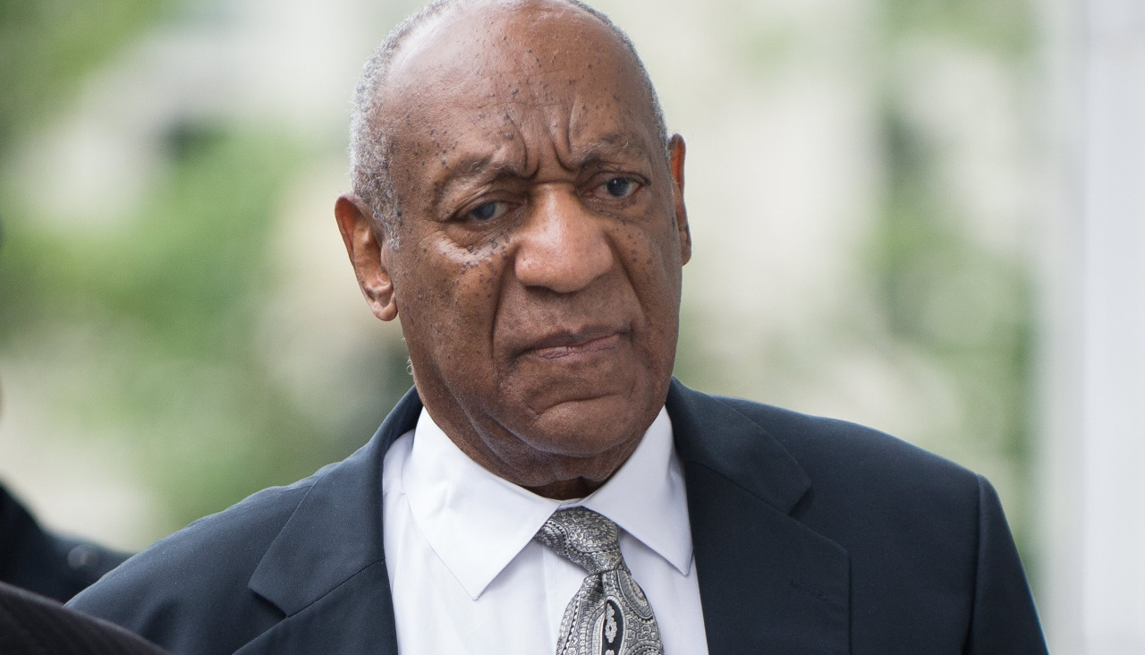 Cosby, a su llegada a los juzgados del condado de Montgomery en 2017