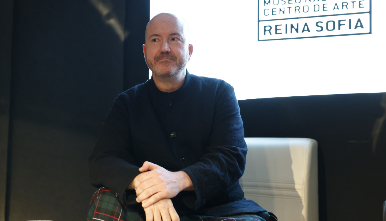 El director del Museo Reina Sofía, Manuel Segade, durante un acto