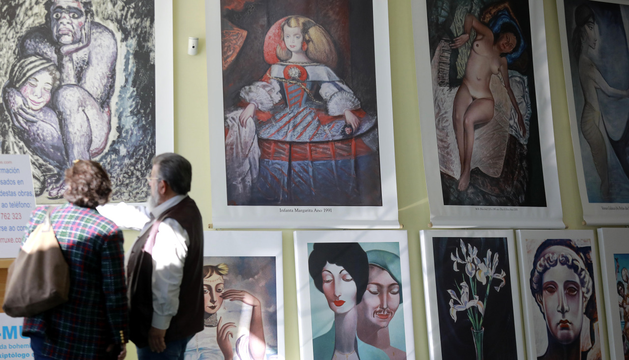 Exposición de Eduardo Fernández Rivas en la Casa da Cultura de Sada