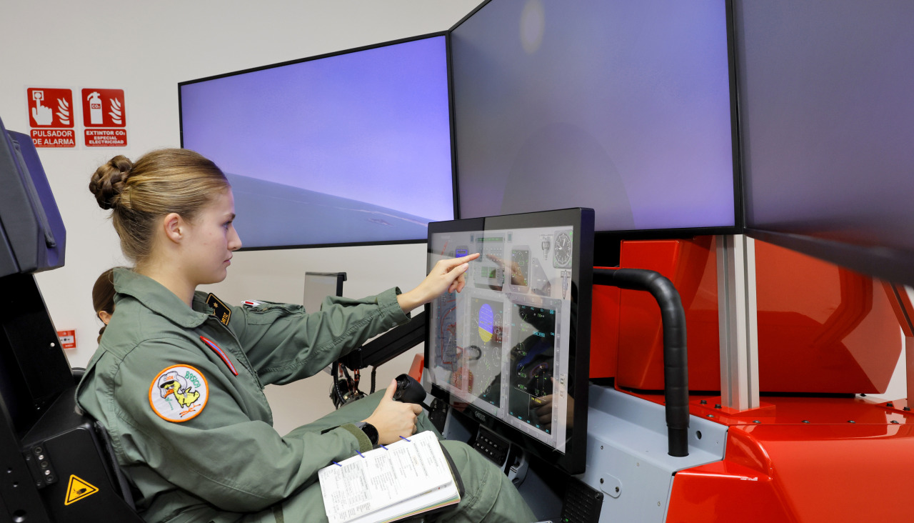 La Princesa Leonor durante su formación en la Academia General del Aire y del Espacio