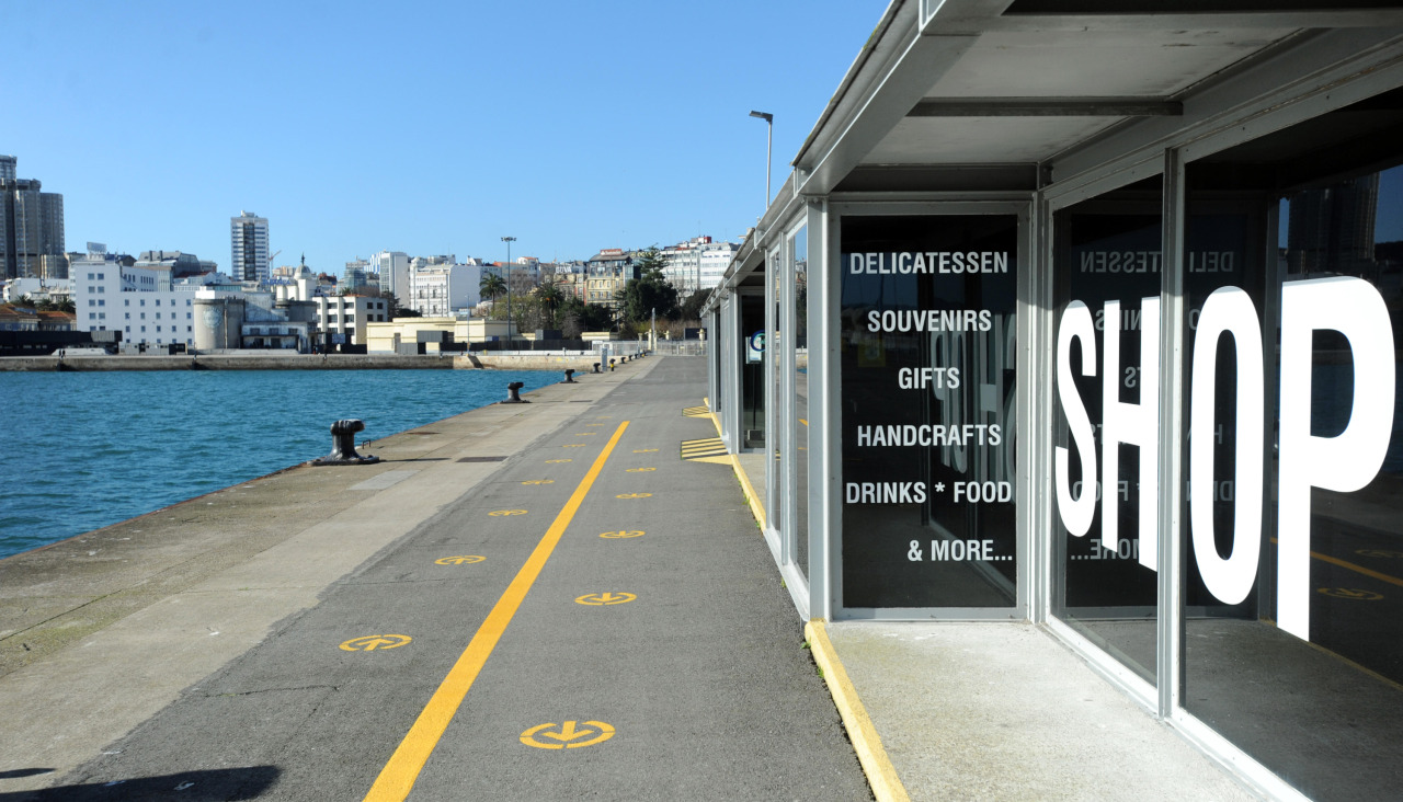 Acceso al muelle de Trasatlánticos, en una imagen de 2022