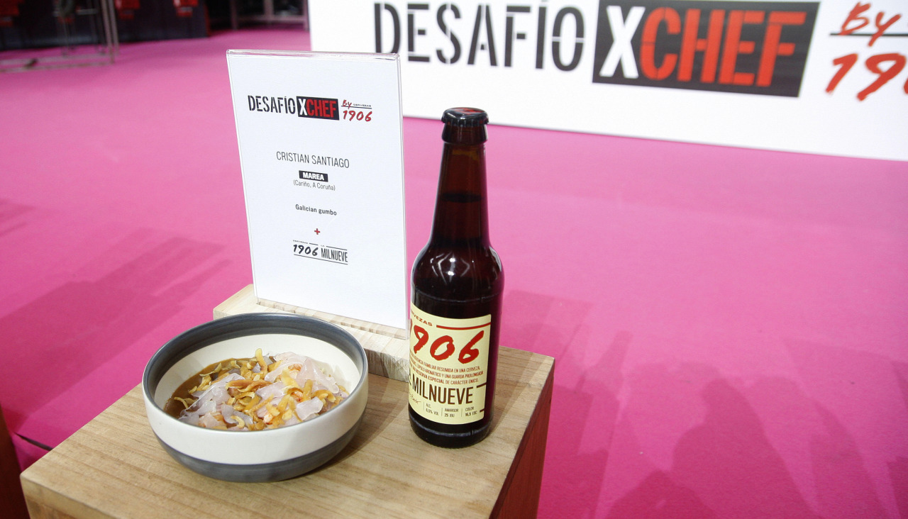 Plato participante en la anterior edición del Desafío XChef de Cervezas 1906