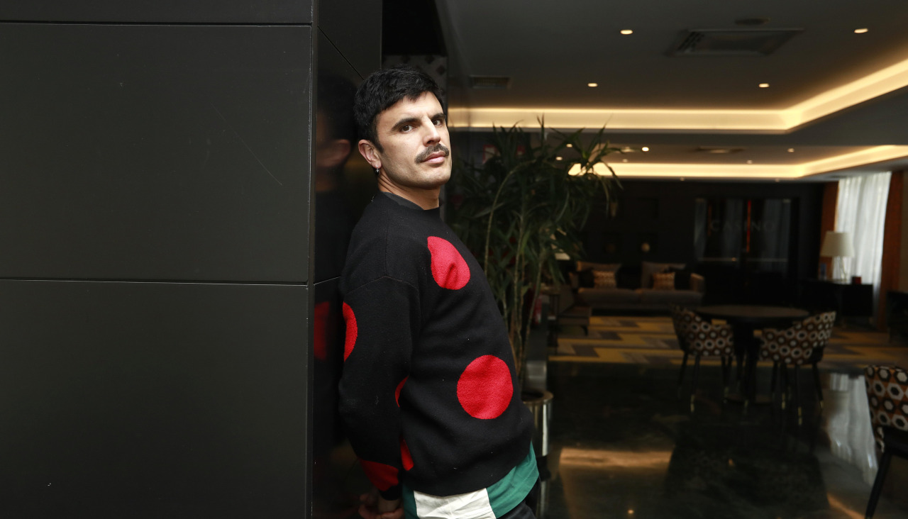 Rodrigo Cuevas, en el hotel Atlántico