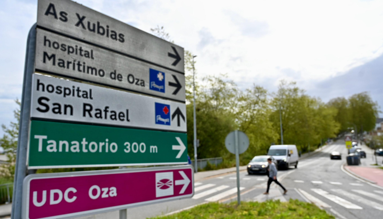 El indicador de As Xubias, con la be que la RAG quiere cambiar por una uve