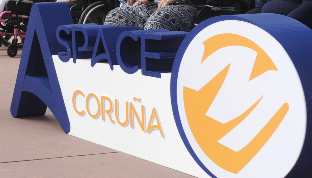 Cartel de Aspace Coruña