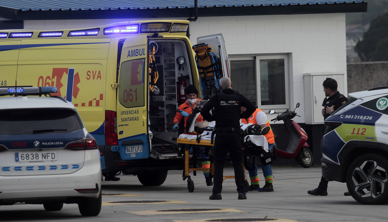 Rescate de víctima en Punta Herminia