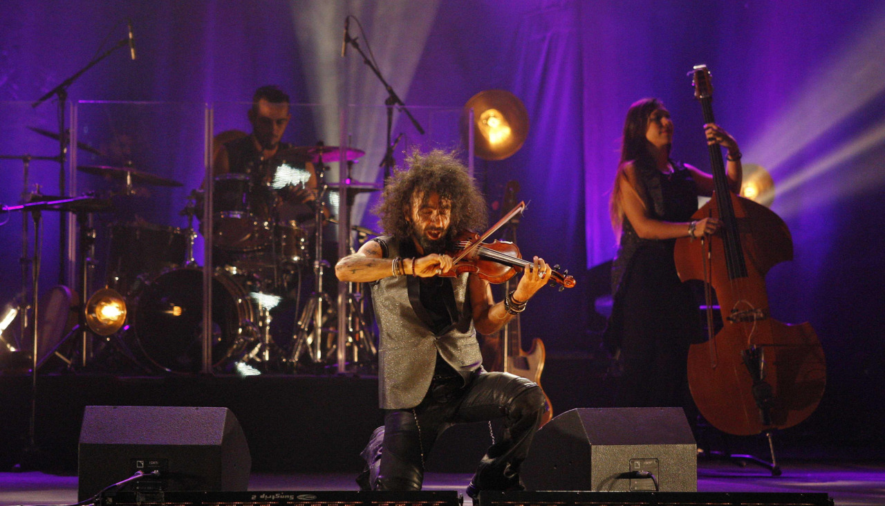Ara Malikian, durante su concierto en el Coliseum en 2018