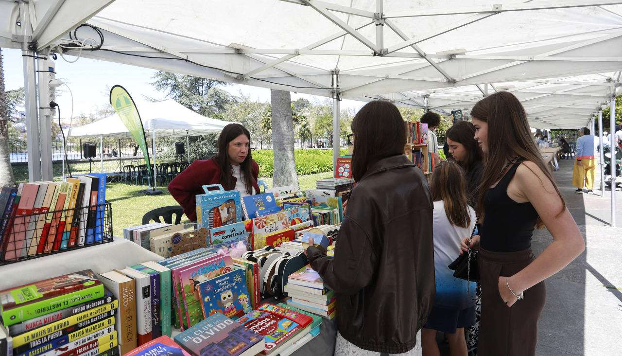 Instante de la feria literaria oleirense, este domingo