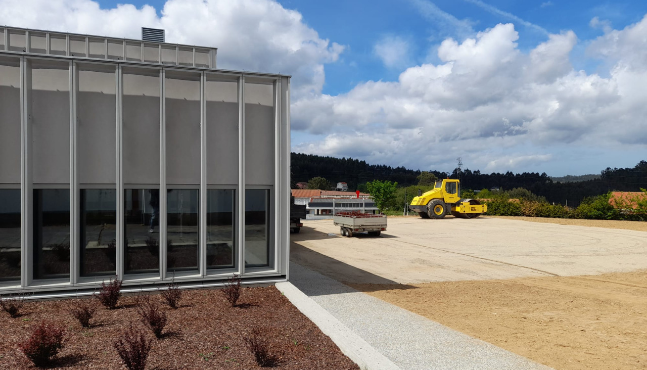 Obras en el centro de salud de Abegondo