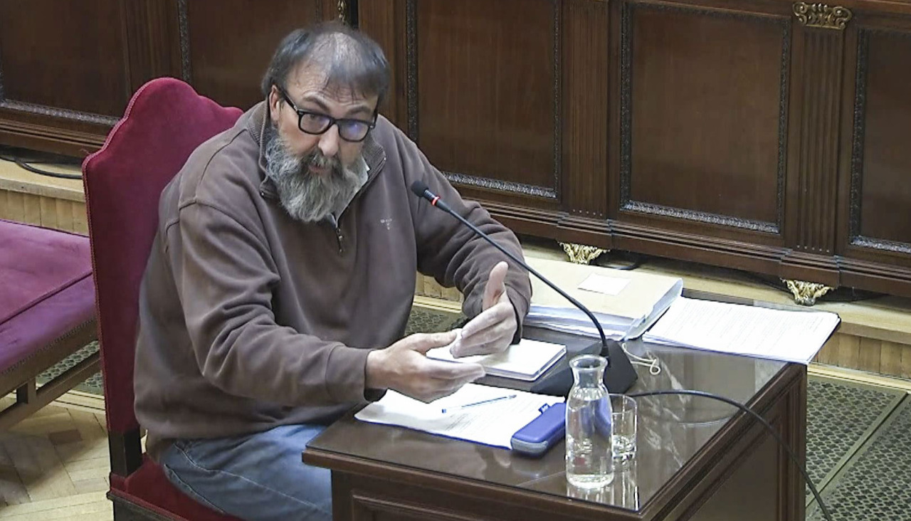 Koldo García, durante su declaración