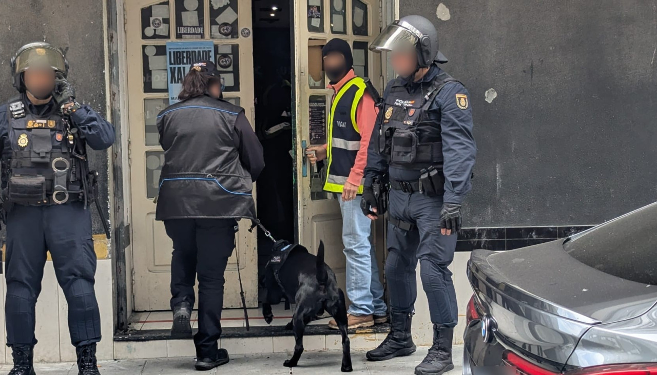 Incidentes con ultras del Leganés en A Coruña