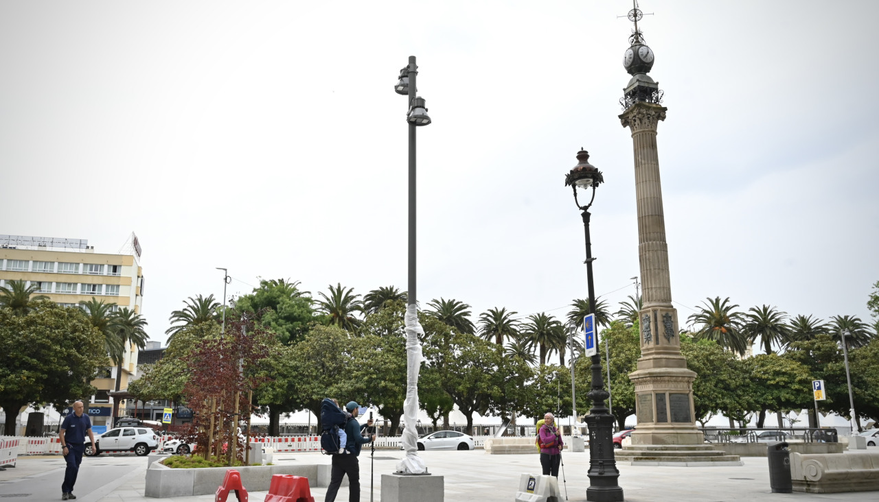 Las nuevas farolas de los Cantones