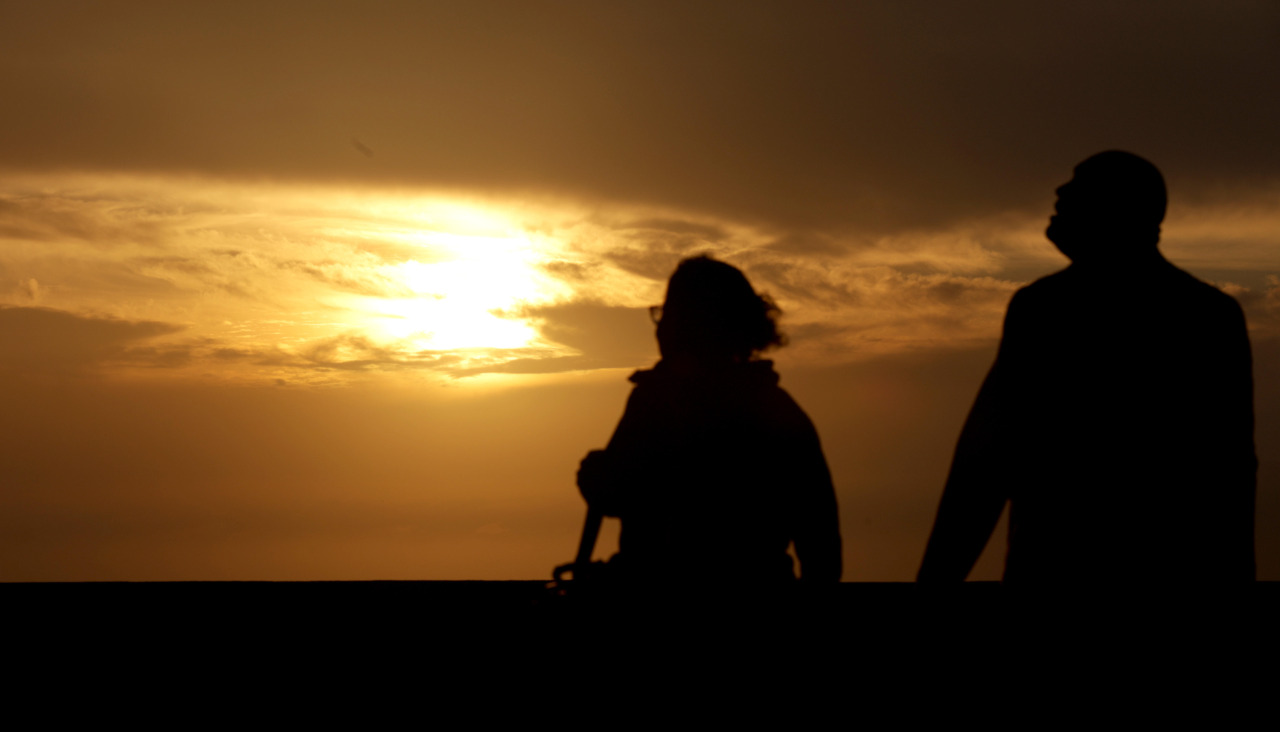 Puesta de Sol en la zona de la Torre de Hércules