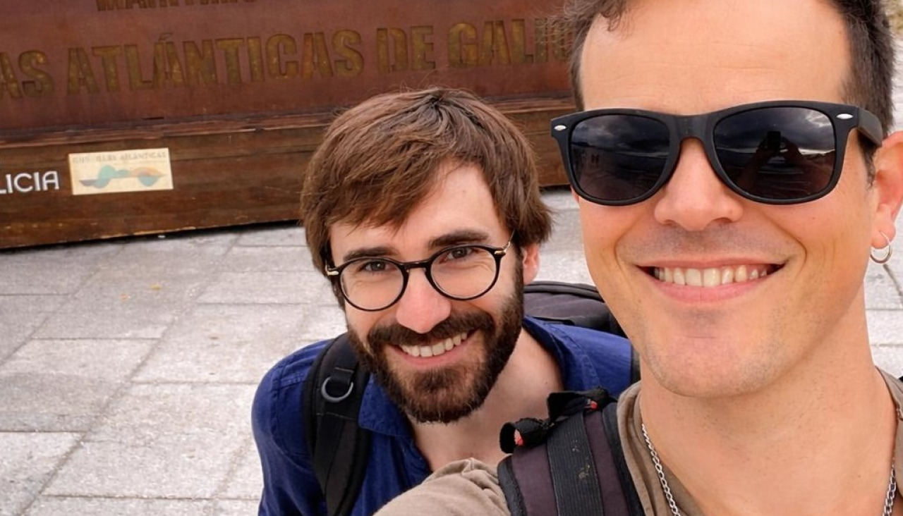 Latasa y Borrelli en las Cíes