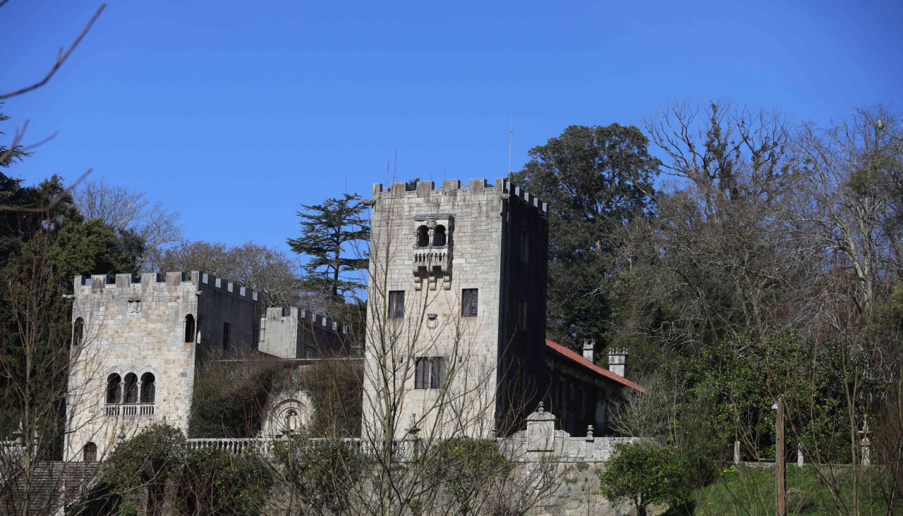 Panorámica del pazo de Meirás Pazo de Meirás