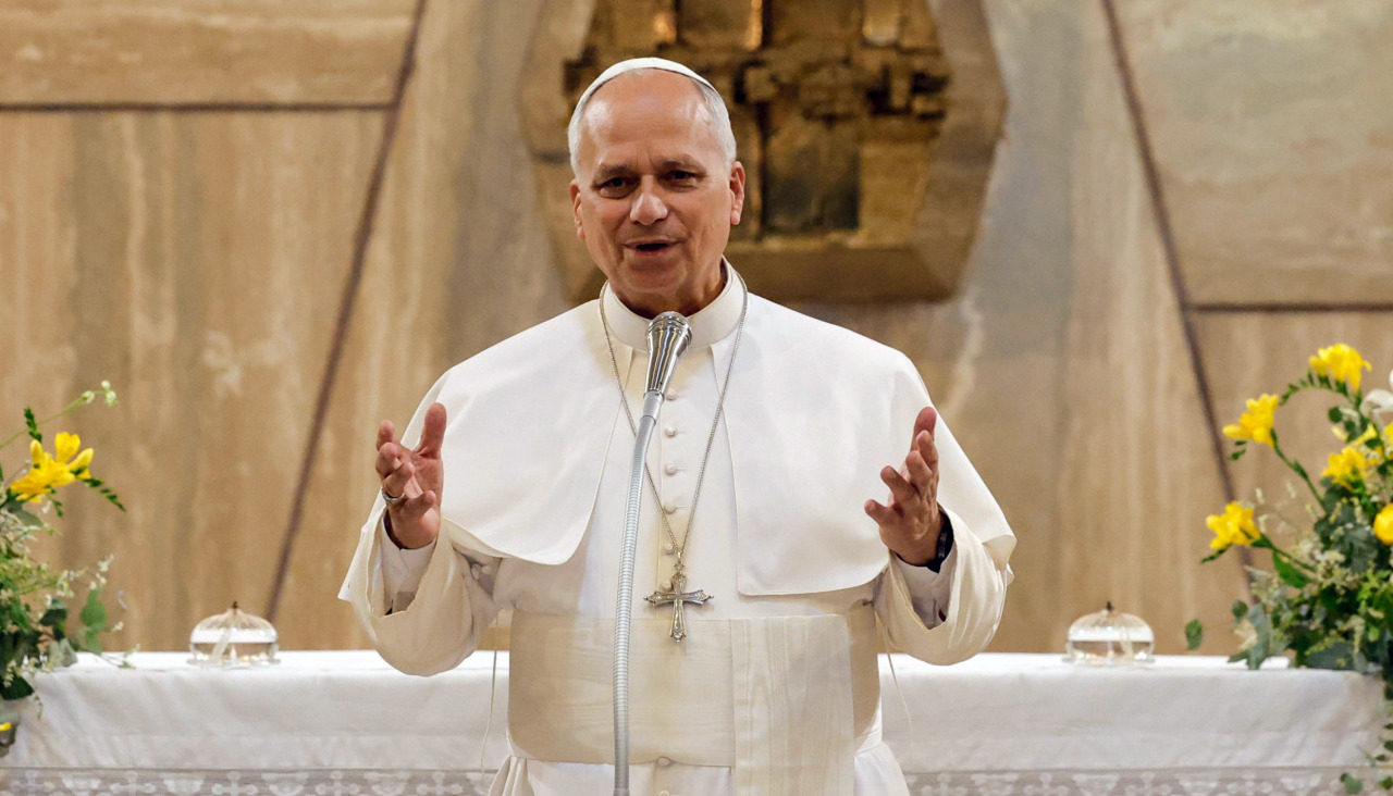 El papa, en su visita de este jueves a la universidad La Sapienza