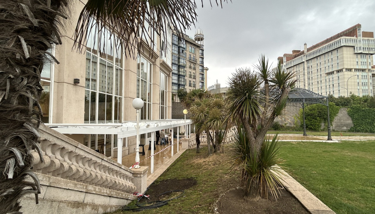La nueva terraza del Hotel Meliá María Pita en A Coruña