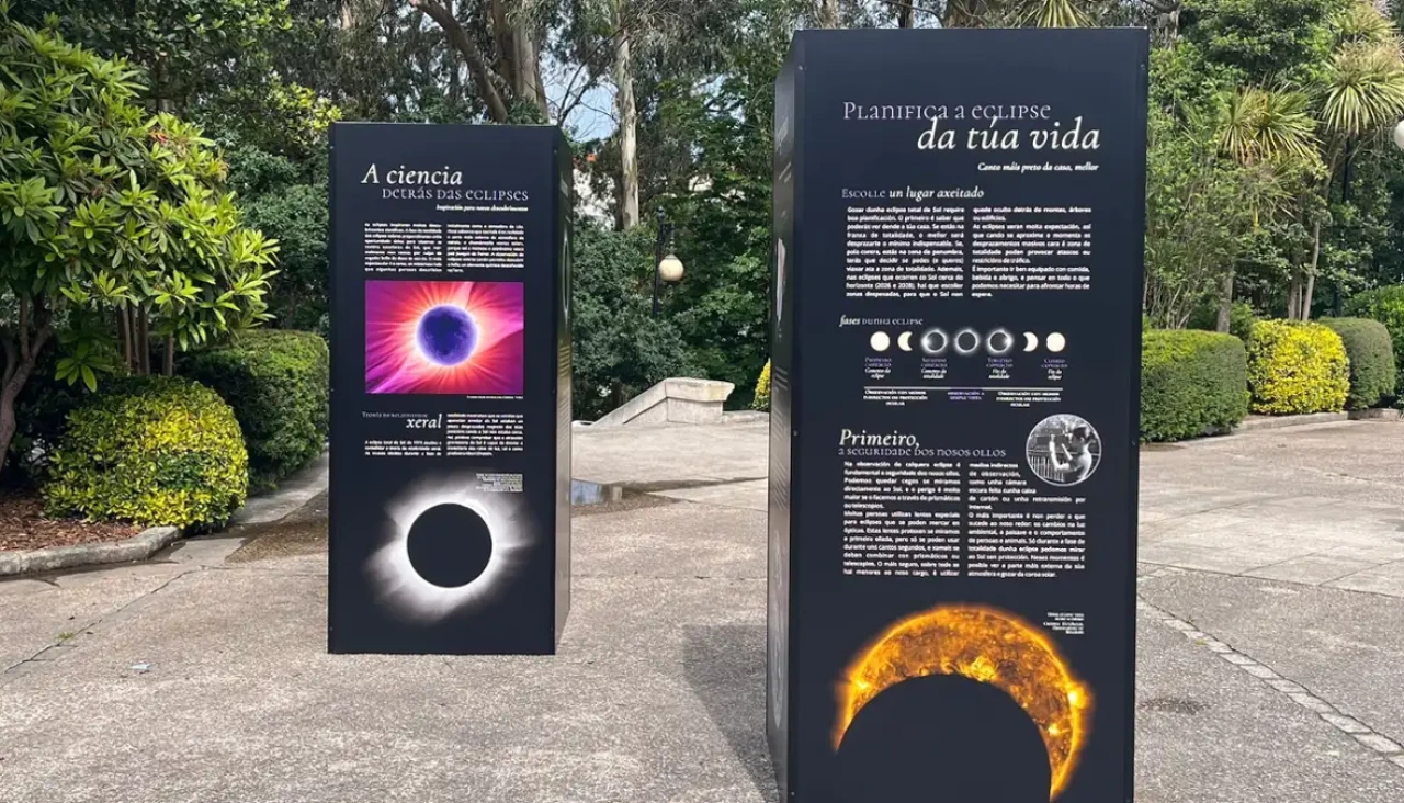 Exposición eclipse Casa de las Ciencias
