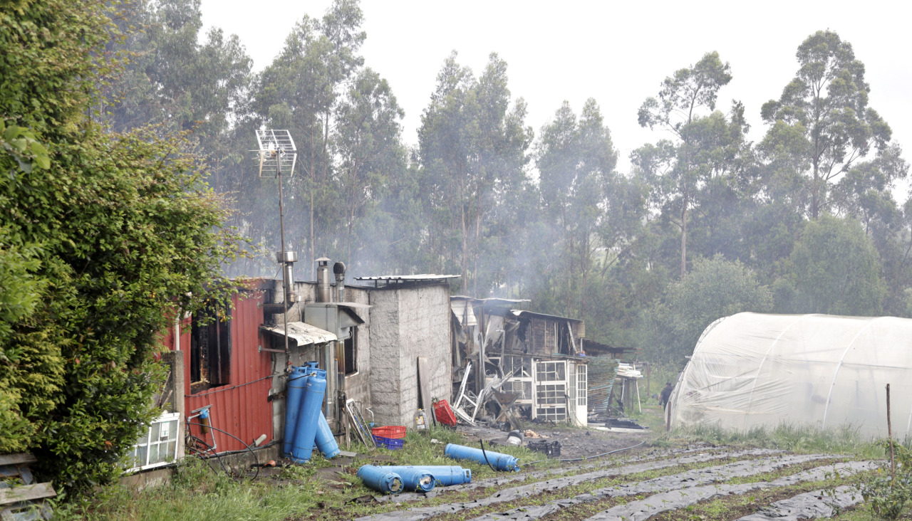 Caballos Sada incendio