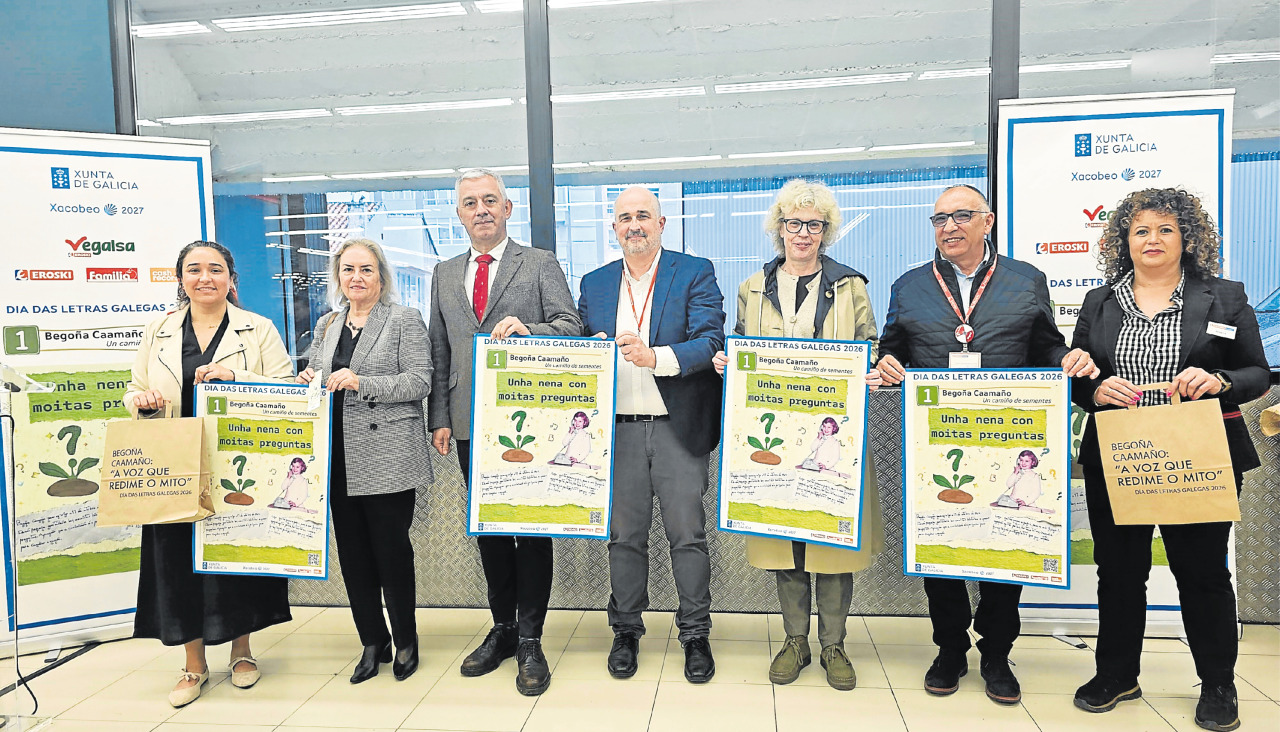 Presentación da campaña, no supermercado Eroski Center de Portanet de Vigo