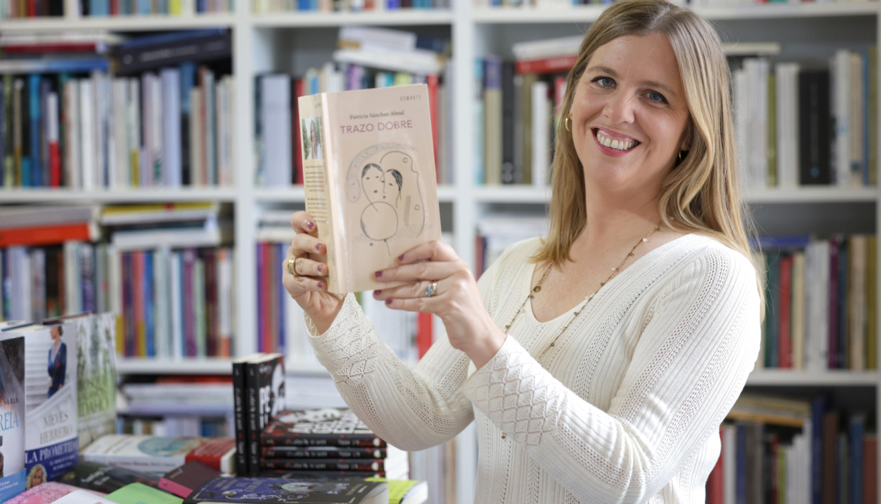 Patricia Sánchez Abeal, en la librería Biblos