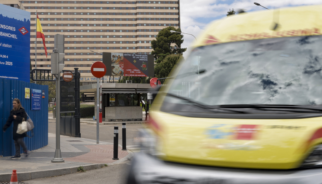 Vista exterior de la Unidad de Aislamiento y Tratamiento de Alto Nivel (Uatan) del Hospital Gómez Ulla en Madrid