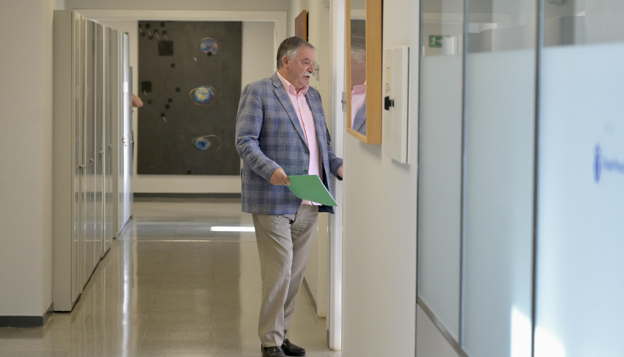 Ángel García Seoane, alcalde de Oleiros