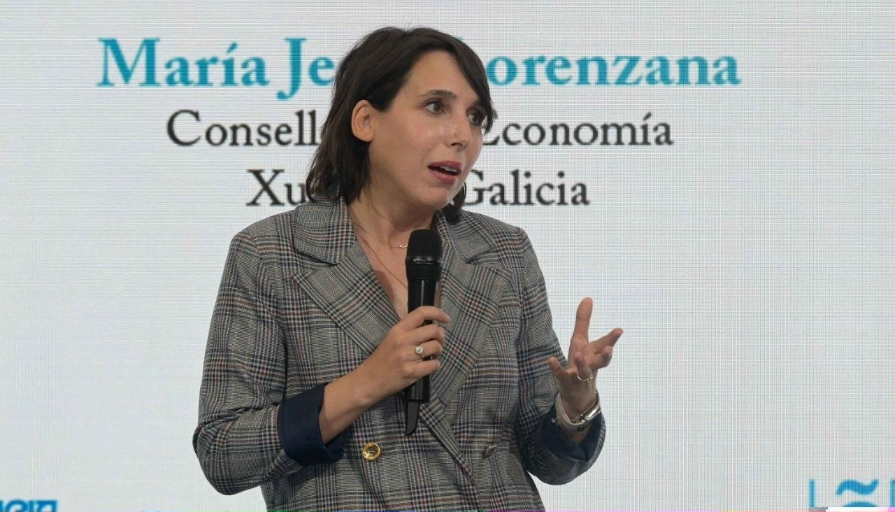 María Jesús Lorenzana, durante la ponencia