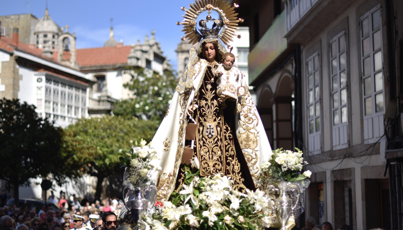 La Virgen del Carmen, en procesión en una imagen de 2019