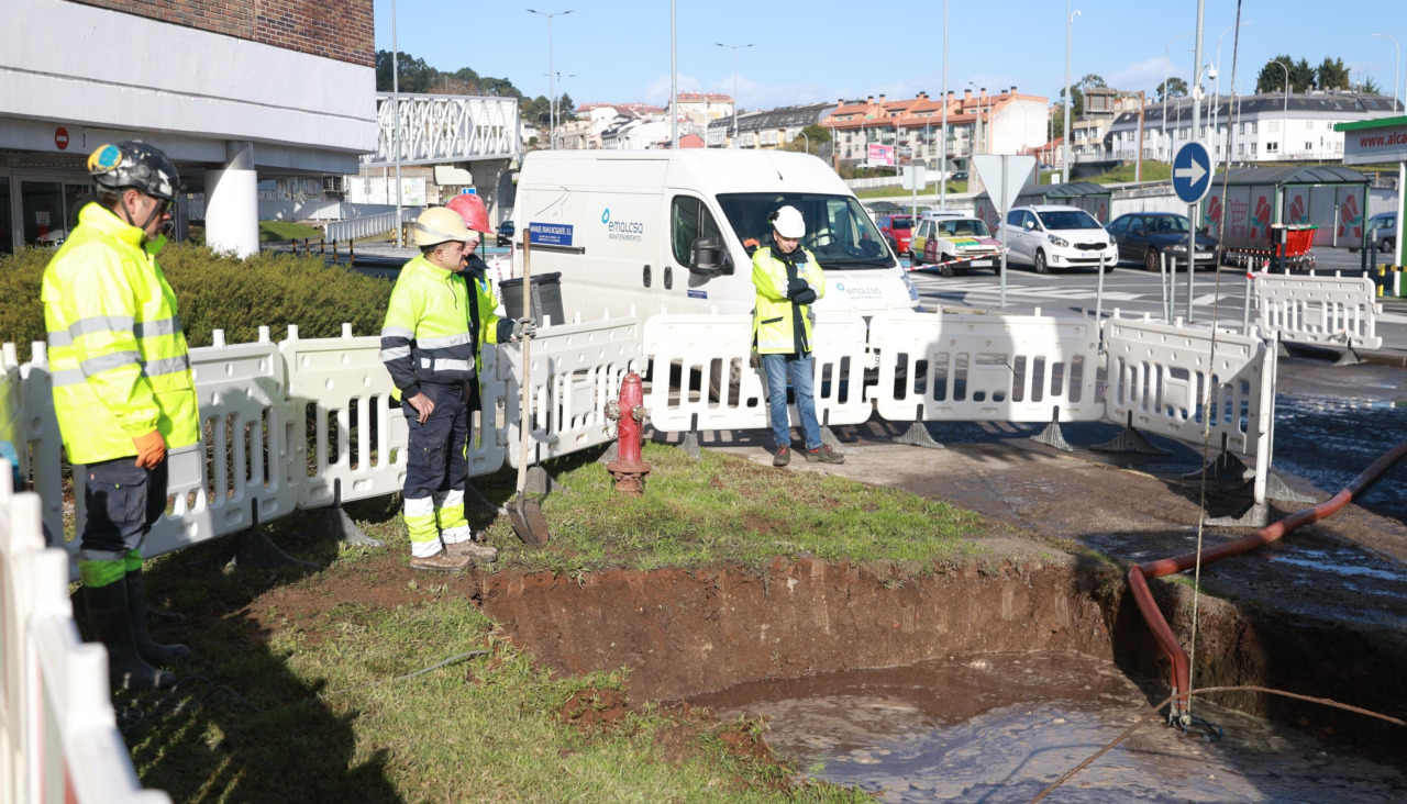 Boquete causado por la inundación en diciembre pasado