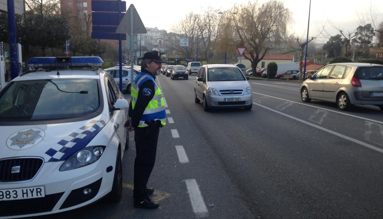 Operativo de la Policía Local de Culleredo