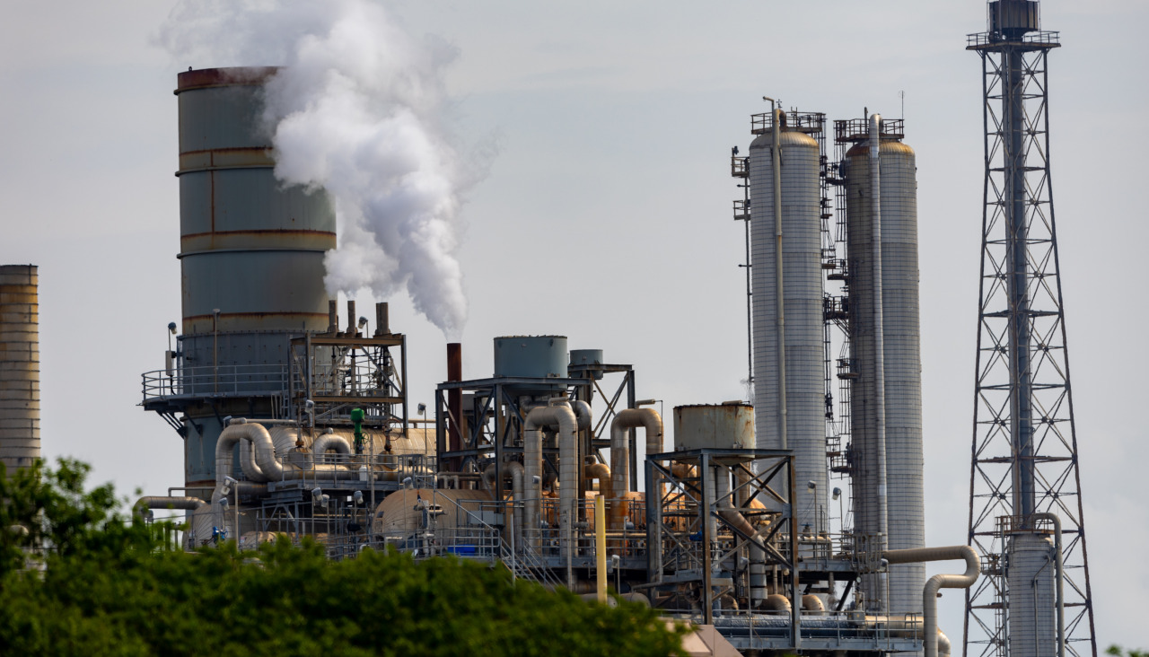 Una refinería de petróleo en Houston, Estados Unidos