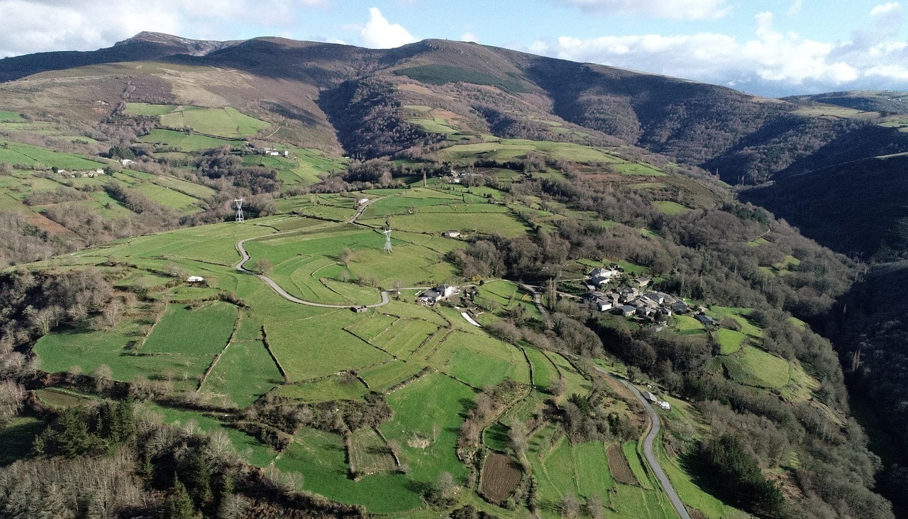 Una zona verde de Galicia
