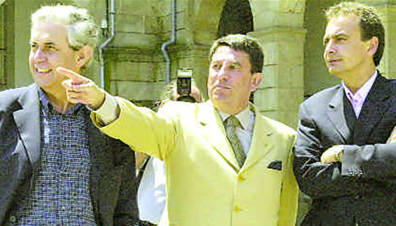 Touriño, Vázquez y Zapatero, hace 25 años