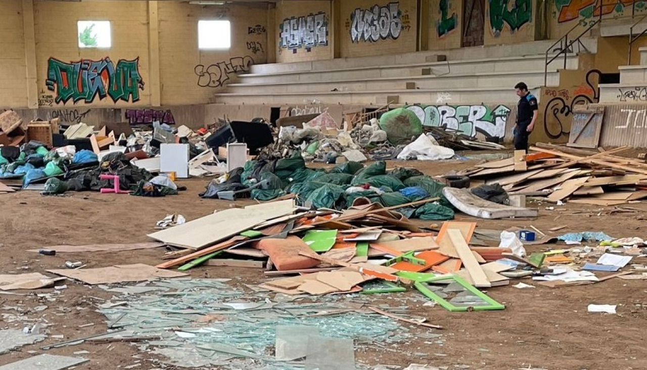 Imagen de vertidos en A Garrocha