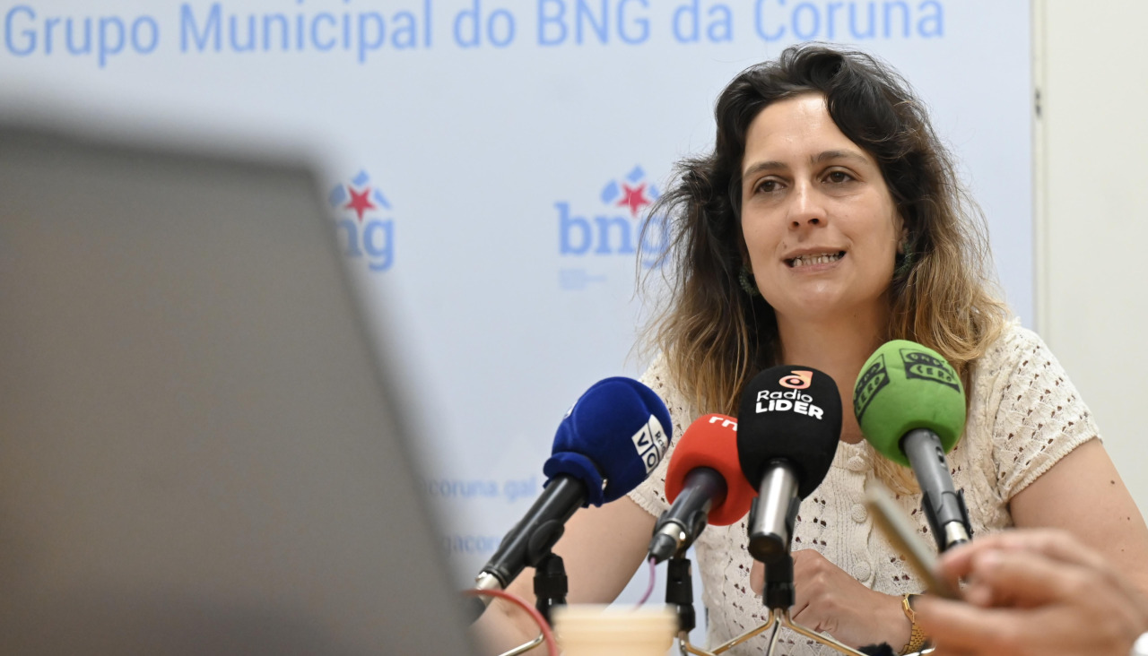 Avia Veira, en rueda de prensa