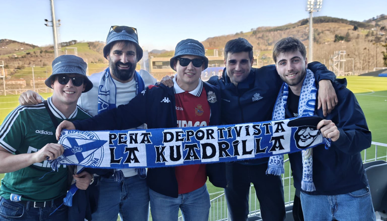 La Kuadrilla, en un desplazamiento