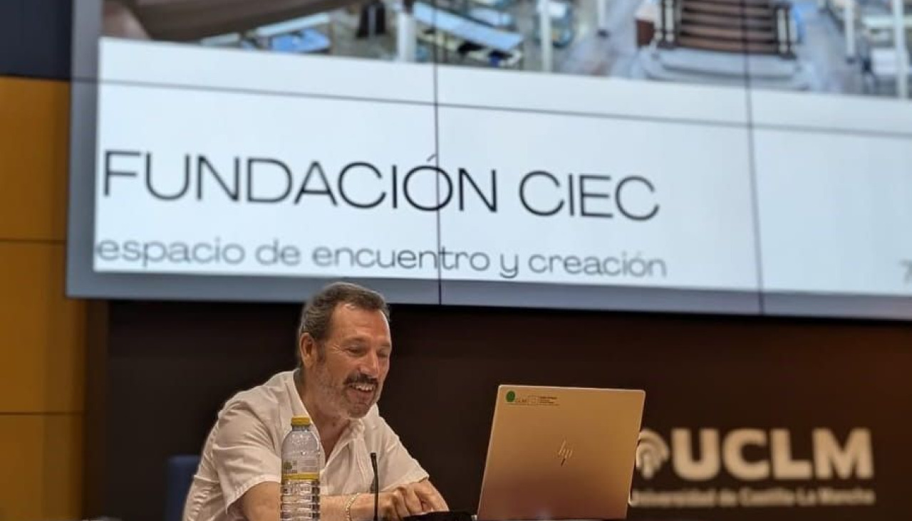 Galilea, en un momento de su intervención en Cuenca