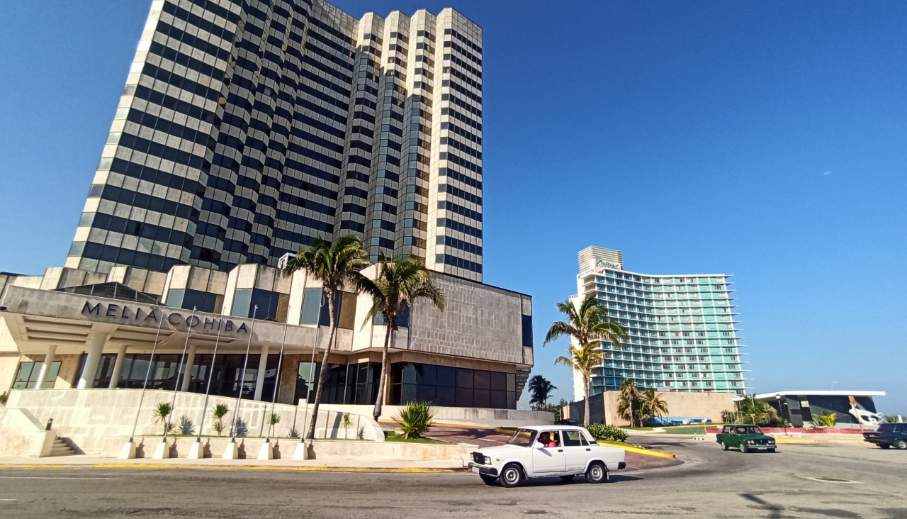 Imagen del pasado 16 de agosto de 2022, de un hotel en La Habana