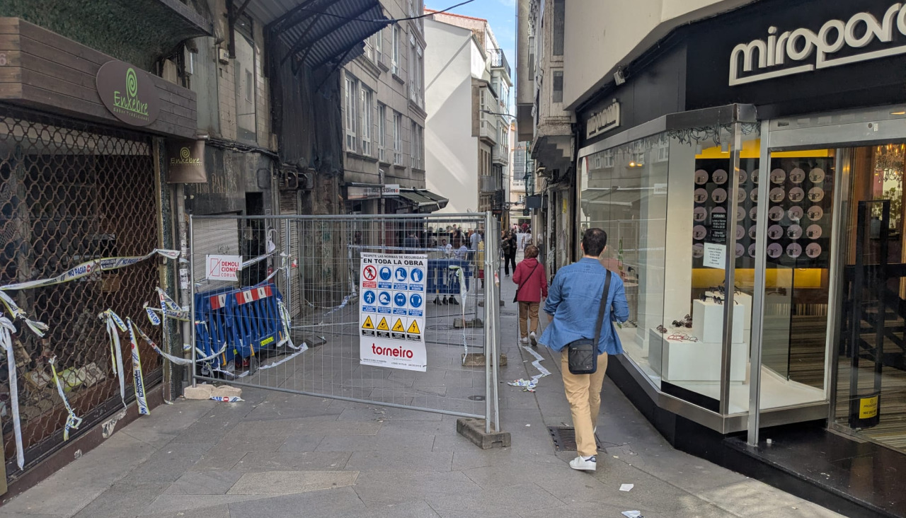 Calle san Nicolas abierta